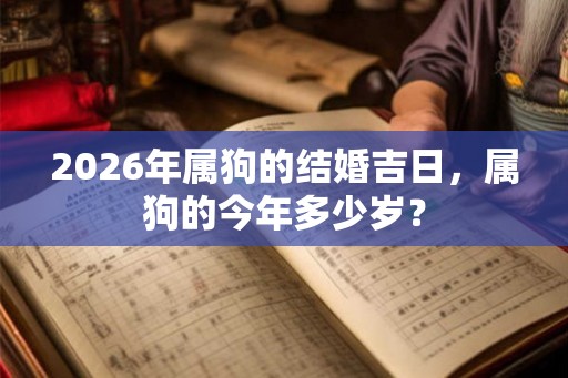 2026年属狗的结婚吉日，属狗的今年多少岁？