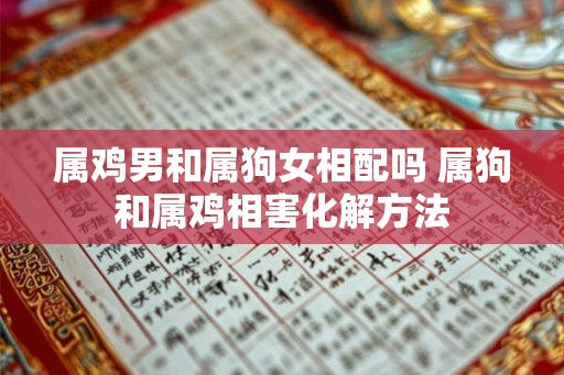 属鸡男和属狗女相配吗 属狗和属鸡相害化解方法