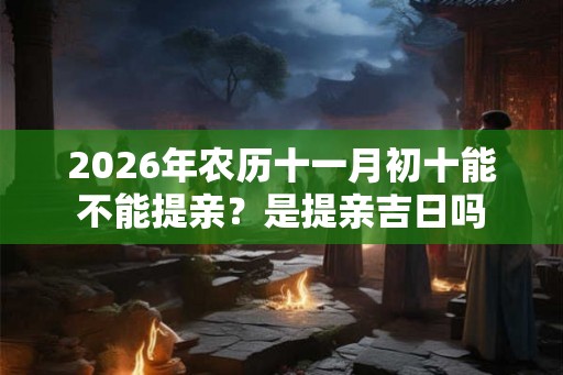 2026年农历十一月初十能不能提亲？是提亲吉日吗