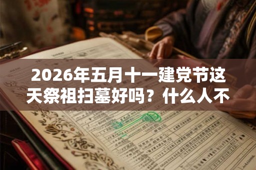 2026年五月十一建党节这天祭祖扫墓好吗?什么人不适合去扫墓? 2026年五月十一建党节这天祭祖扫墓好吗?什么人不适合去扫墓?