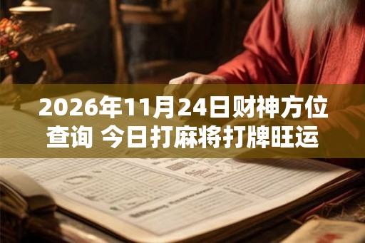 2026年11月24日财神方位查询 今日打麻将打牌旺运方位