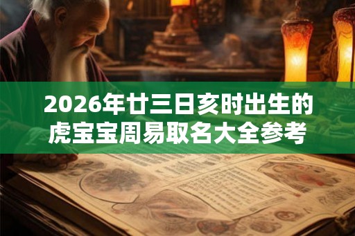 2026年廿三日亥时出生的虎宝宝周易取名大全参考