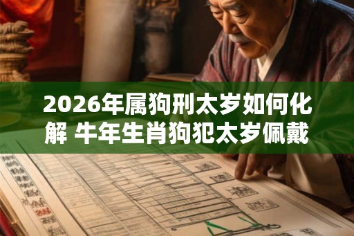 2026年属狗刑太岁如何化解 牛年生肖狗犯太岁佩戴什么