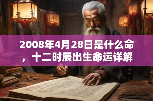 2008年4月28日是什么命，十二时辰出生命运详解