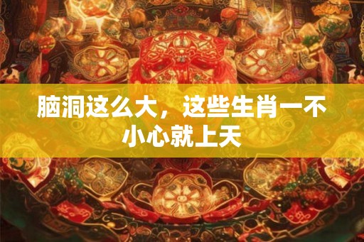 脑洞这么大，这些生肖一不小心就上天