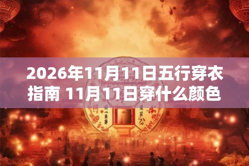 2026年11月11日五行穿衣指南 11月11日穿什么颜色衣服