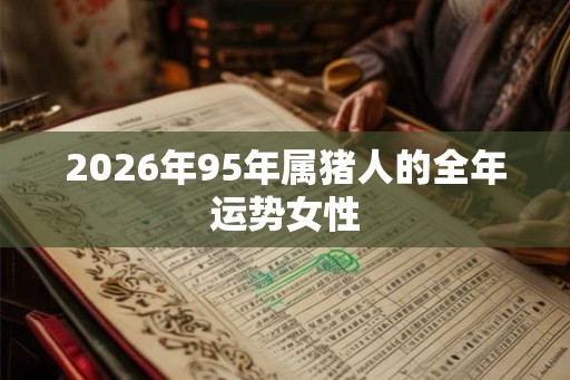 2026年95年属猪人的全年运势女性