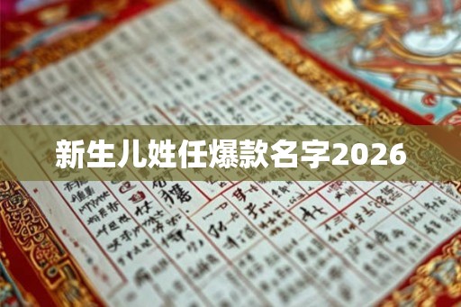 新生儿姓任爆款名字2026