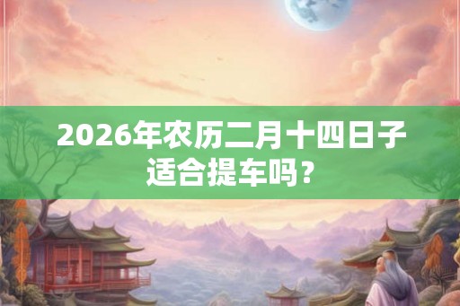 2026年农历二月十四日子适合提车吗？