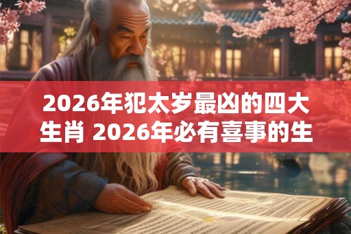 2026年犯太岁最凶的四大生肖 2026年必有喜事的生肖