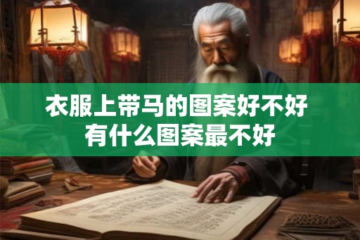 衣服上带马的图案好不好 有什么图案最不好