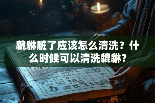 貔貅脏了应该怎么清洗？什么时候可以清洗貔貅？