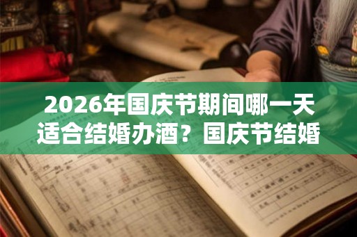 2026年国庆节期间哪一天适合结婚办酒？国庆节结婚好不好？