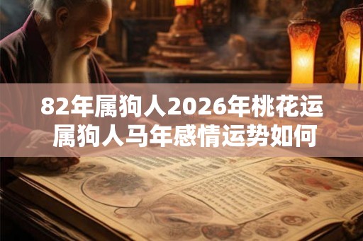82年属狗人2026年桃花运 属狗人马年感情运势如何