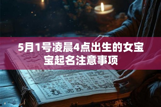 5月1号凌晨4点出生的女宝宝起名注意事项 5月1号凌晨4点出生的女宝宝起名注意事项