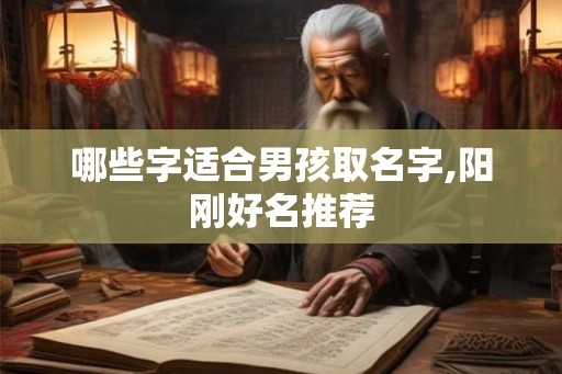 哪些字适合男孩取名字,阳刚好名推荐