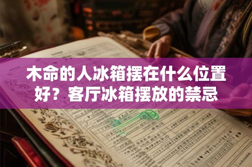 木命的人冰箱摆在什么位置好？客厅冰箱摆放的禁忌