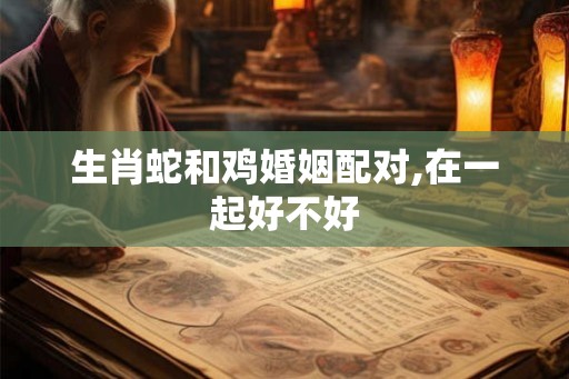 生肖蛇和鸡婚姻配对,在一起好不好