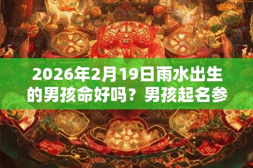 2026年2月19日雨水出生的男孩命好吗？男孩起名参考