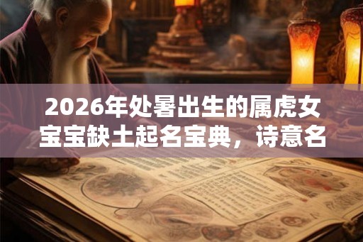 2026年处暑出生的属虎女宝宝缺土起名宝典，诗意名字女生