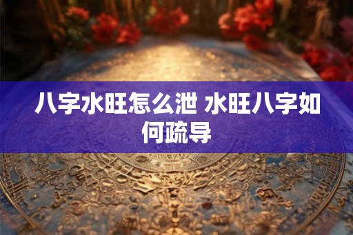 八字水旺怎么泄 水旺八字如何疏导 八字水旺怎么泄 水旺八字如何疏导