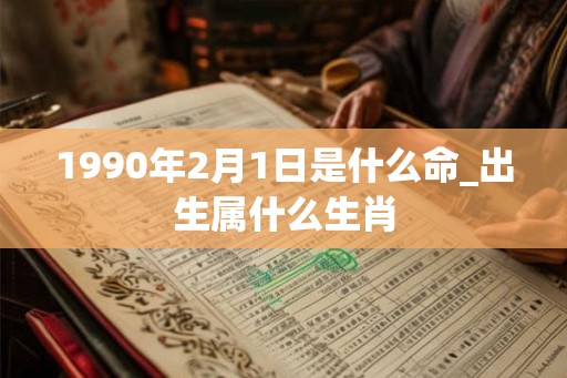 1990年2月1日是什么命_出生属什么生肖
