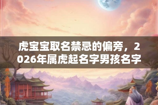 虎宝宝取名禁忌的偏旁，2026年属虎起名字男孩名字
