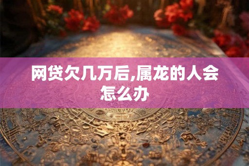 网贷欠几万后,属龙的人会怎么办 网贷欠几万后,属龙的人会怎么办