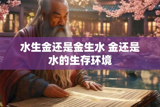 水生金还是金生水 金还是水的生存环境