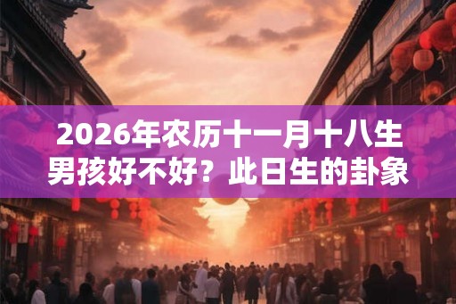 2026年农历十一月十八生男孩好不好？此日生的卦象好吗？