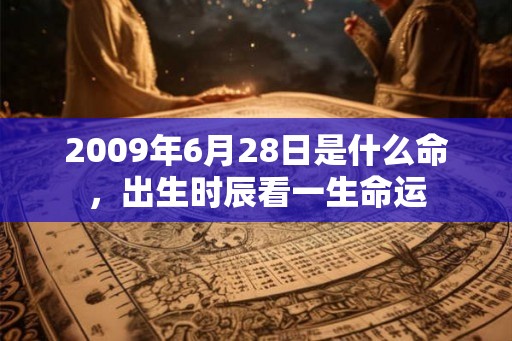2009年6月28日是什么命,出生时辰看一生命运 2009年6月28日是什么命,出生时辰看一生命运