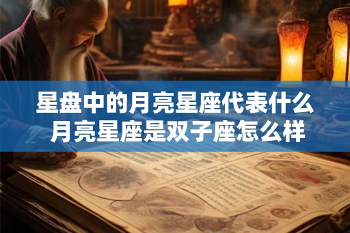 星盘中的月亮星座代表什么 月亮星座是双子座怎么样