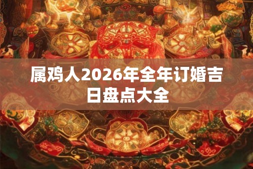 属鸡人2026年全年订婚吉日盘点大全
