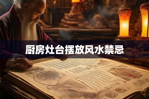 厨房灶台摆放风水禁忌