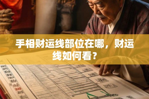 手相财运线部位在哪,财运线如何看? 手相财运线部位在哪,财运线如何看?