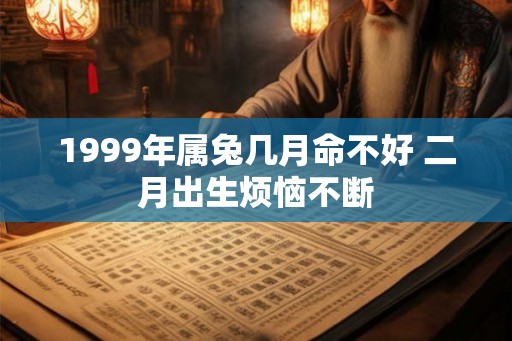 1999年属兔几月命不好 二月出生烦恼不断