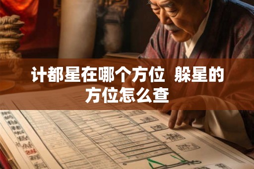 计都星在哪个方位 躲星的方位怎么查 计都星在哪个方位 躲星的方位怎么查