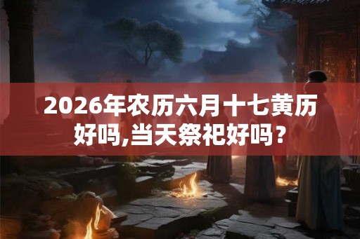 2026年农历六月十七黄历好吗,当天祭祀好吗? 2026年农历六月十七黄历好吗,当天祭祀好吗?