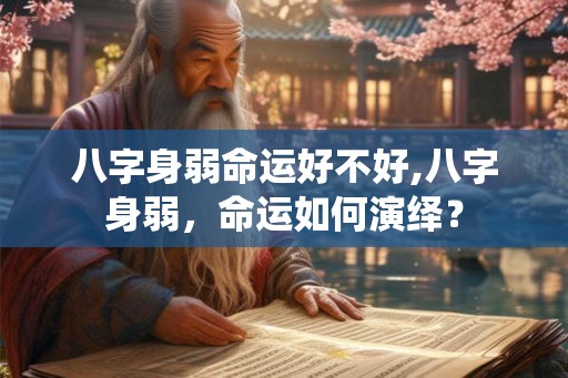 八字身弱命运好不好,八字身弱，命运如何演绎？
