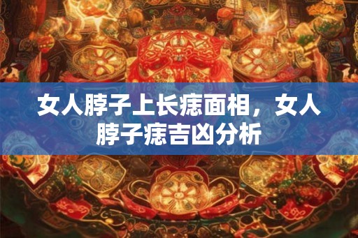 女人脖子上长痣面相，女人脖子痣吉凶分析