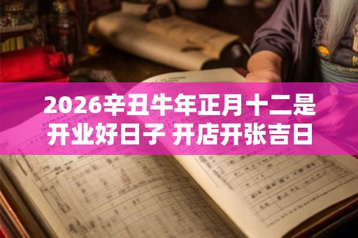 2026辛丑牛年正月十二是开业好日子 开店开张吉日