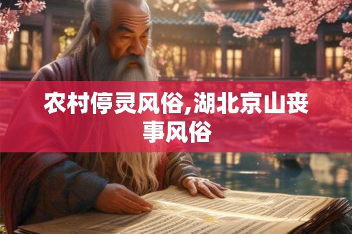 农村停灵风俗,湖北京山丧事风俗
