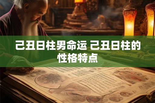 己丑日柱男命运 己丑日柱的性格特点 己丑日柱男命运 己丑日柱的性格特点