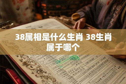 38属相是什么生肖 38生肖属于哪个