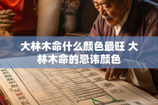 大林木命什么颜色最旺 大林木命的忌讳颜色