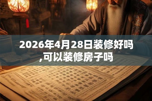 2026年4月28日装修好吗,可以装修房子吗 2026年4月28日装修好吗,可以装修房子吗