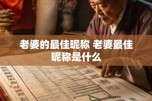 老婆的最佳昵称 老婆最佳昵称是什么 老婆的最佳昵称 老婆最佳昵称是什么