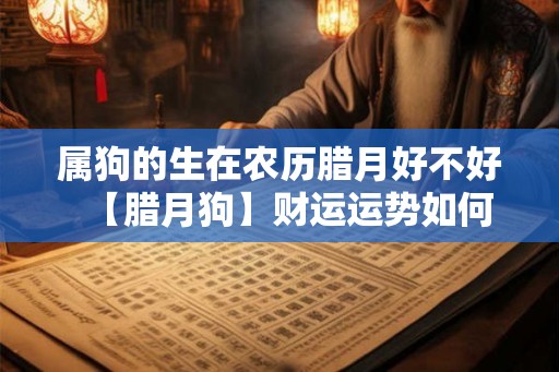 属狗的生在农历腊月好不好【腊月狗】财运运势如何