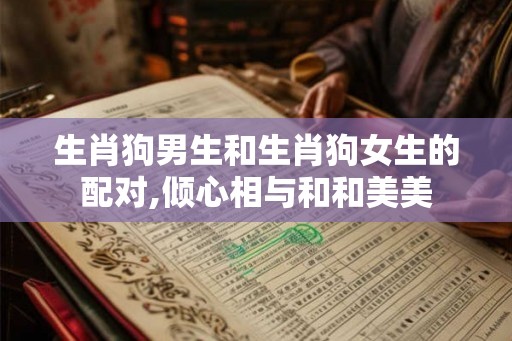 生肖狗男生和生肖狗女生的配对,倾心相与和和美美 生肖狗男生和生肖狗女生的配对,倾心相与和和美美