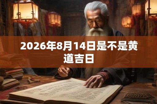 2026年8月14日是不是黄道吉日